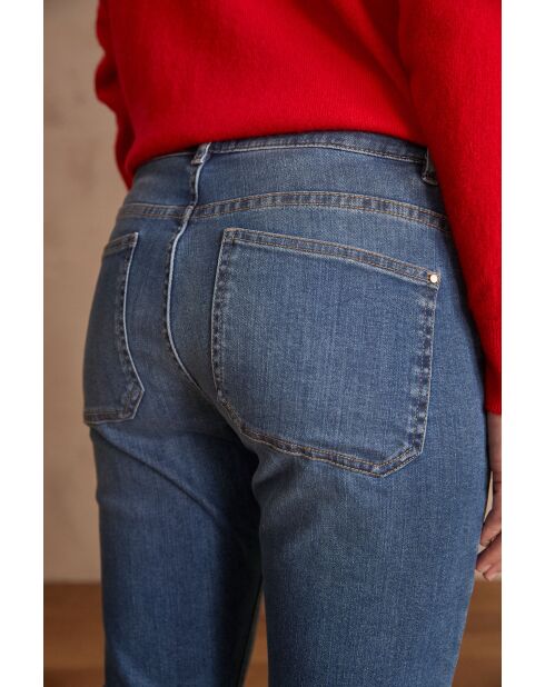 Patience cropped denim donkere indigobroek