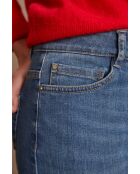 Patience cropped denim donkere indigobroek