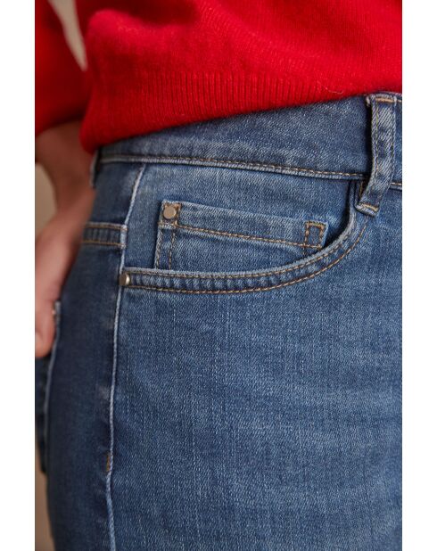 Patience cropped denim donkere indigobroek