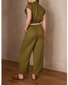 Tuta verde oliva Leslie Overalls
