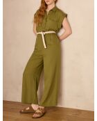 Tuta verde oliva Leslie Overalls