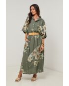 Jupe Calista 100% Lin kaki