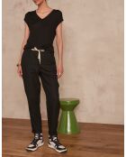 Pantaloni neri Noor Lin