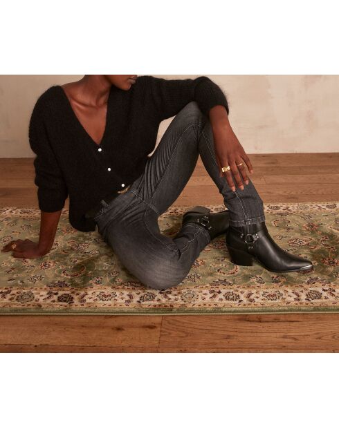 Suzy Slim Charcoal broek