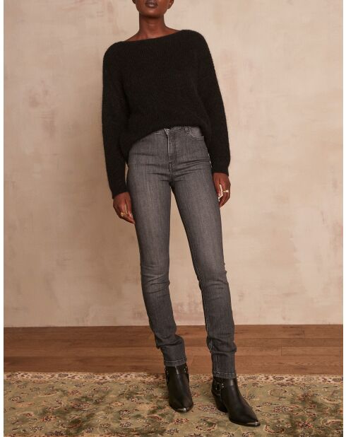 Suzy Slim Charcoal broek