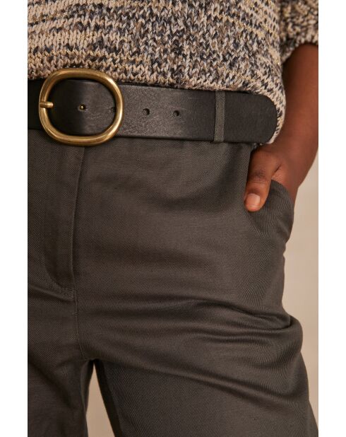 Pedro P Uni khakifarbene Hose