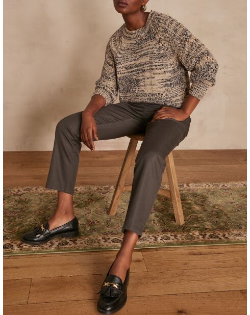 Pedro P Uni khakifarbene Hose