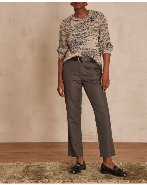 Pedro P Uni khakifarbene Hose