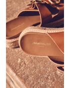 Sandali mules Jules color cammello chiaro