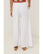 Pantalon Livia 100% Lin blanche