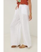 Pantalon Livia 100% Lin blanche
