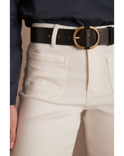 Lola Flare witte overgeverfde broek