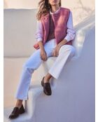 Lola Flare witte overgeverfde broek