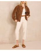 Sabil P-Hose mit cremefarbener Oberfläche