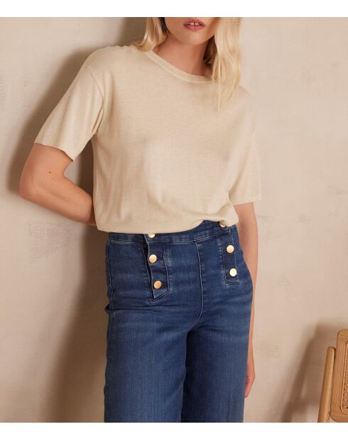 Benson Bis cremefarbener Pullover