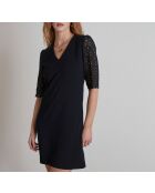 Abito Giorgia R in pizzo blu