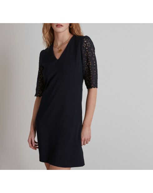 Abito Giorgia R in pizzo blu