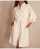 Adele R crèmekleurige jurk