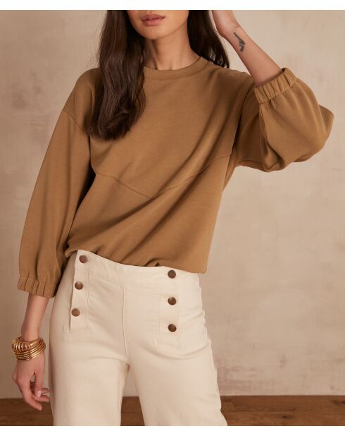 Olivgrünes Sweatshirt Driss Bis