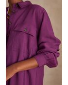 Marline R dunkelfuchsiafarbenes Kleid