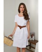 Robe Inaya 100% Lin blanche