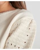 Mathilda crèmekleurige trui