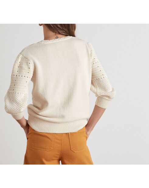 Mathilda crèmekleurige trui