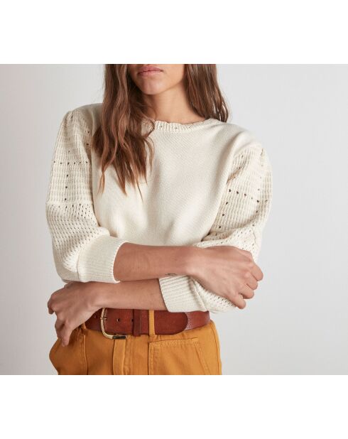 Mathilda crèmekleurige trui