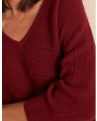 Maglione bordeaux Anna