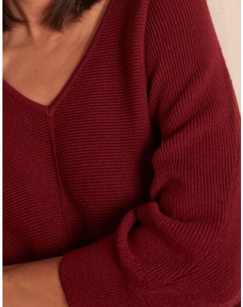 Maglione bordeaux Anna