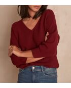 Maglione bordeaux Anna