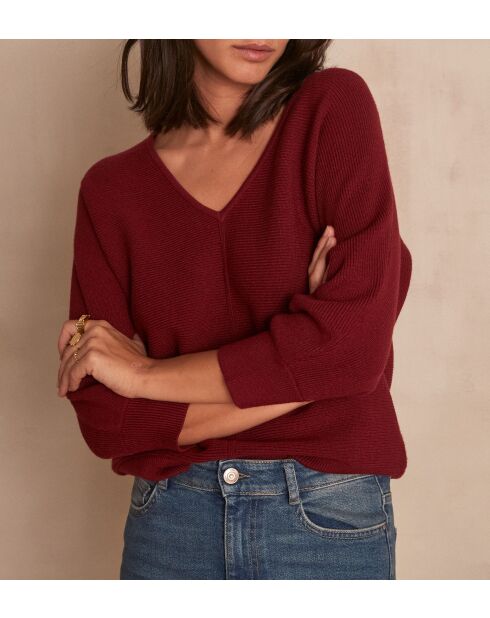 Maglione bordeaux Anna