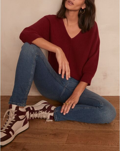 Maglione bordeaux Anna