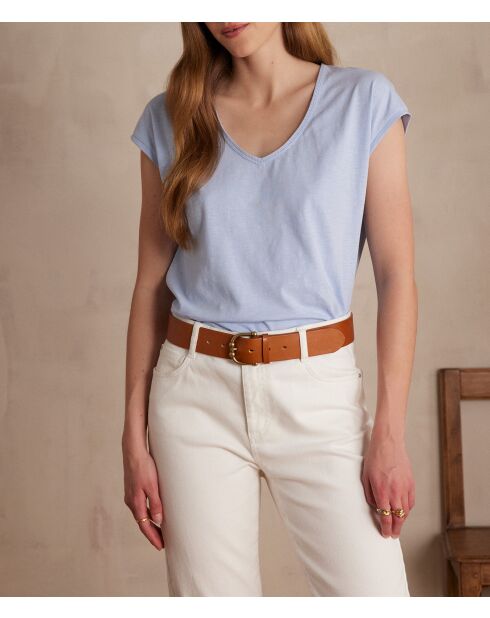 T-shirt Astrid celeste