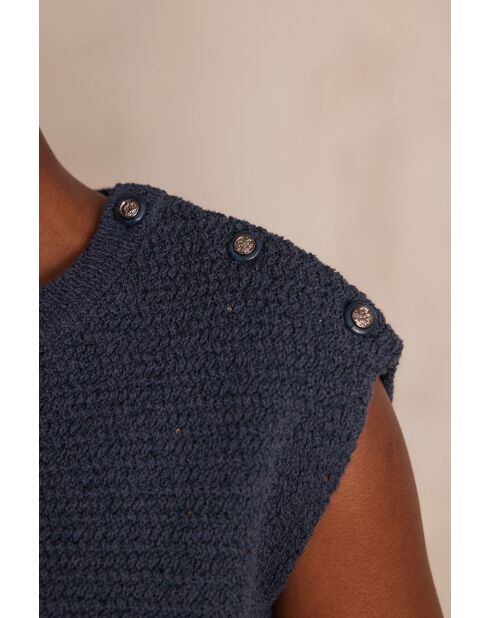 Antracietkleurige trui Sidonie