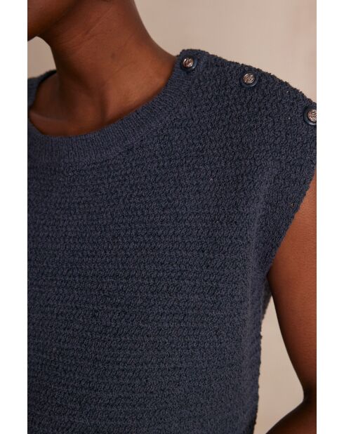 Antracietkleurige trui Sidonie