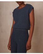 Antracietkleurige trui Sidonie