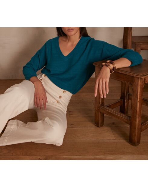 Maglione Larsen petrol