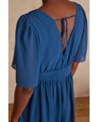 Noura Bis R petrolfarbenes Kleid