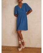 Noura Bis R petrolfarbenes Kleid