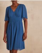 Noura Bis R petrolfarbenes Kleid