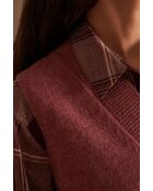 Maglione Aristide rosa scuro