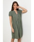 Robe Ysé 100% Lin kaki