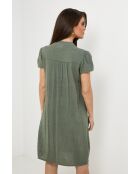 Robe Ysé 100% Lin kaki