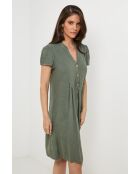 Robe Ysé 100% Lin kaki