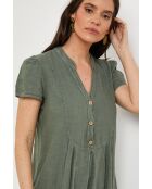 Robe Ysé 100% Lin kaki