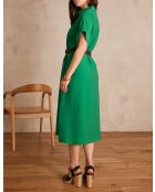 Nayaa R jurk Engels groen