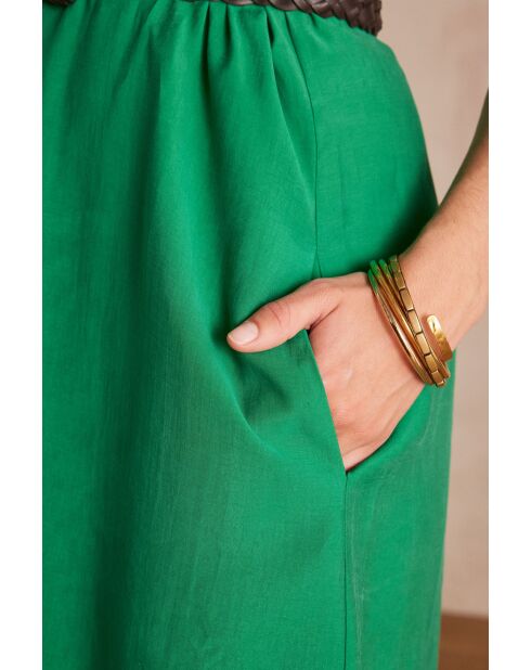 Nayaa R jurk Engels groen