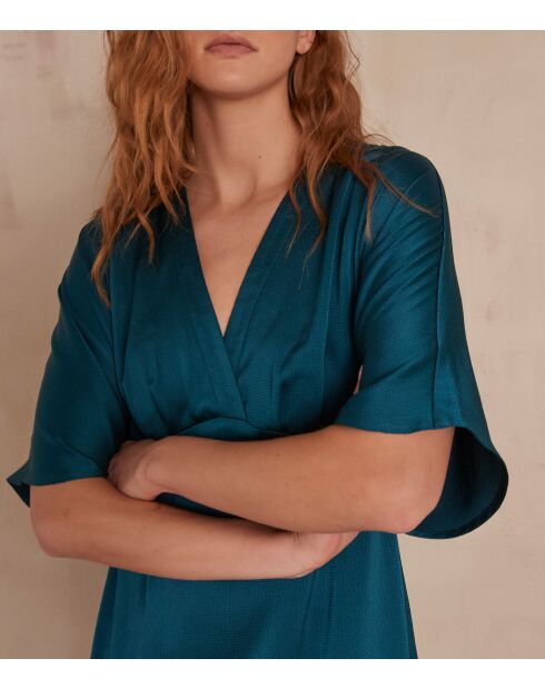 Ariane R petrolfarbenes Kleid