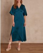 Ariane R petrolfarbenes Kleid